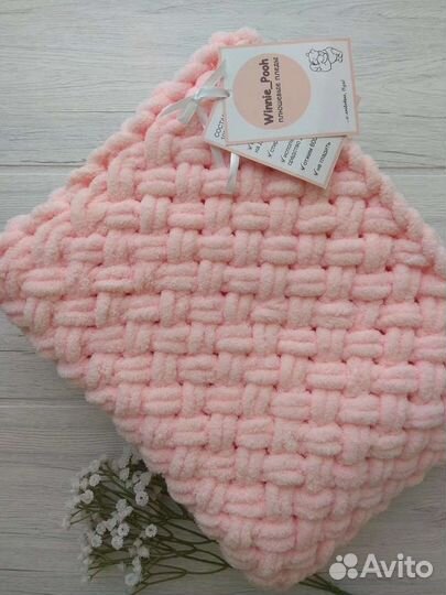 Плед детский плюшевый