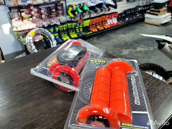 Грипсы otom lock-on (с зажимом) мото