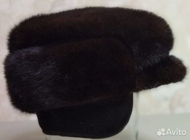 Норковая шапка -мужская кепка