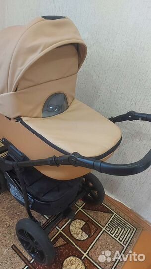 Коляска 2 в 1 эко кожа