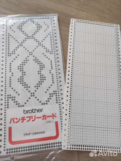 Перфокарты для вязальных машин