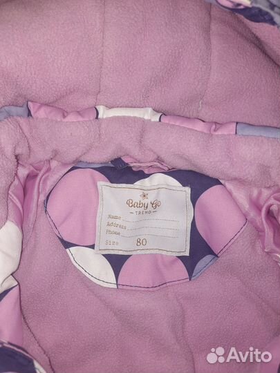 Комбинезон для девочки 80