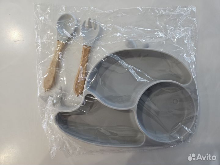 Детская тарелка на присоске