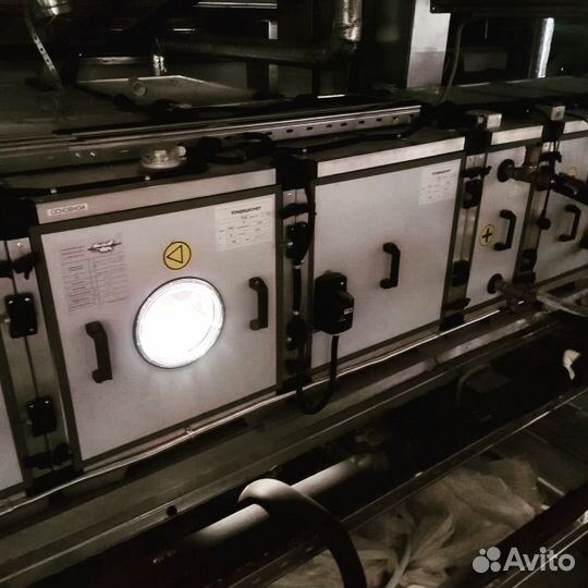 Монтаж промышленной вентиляции