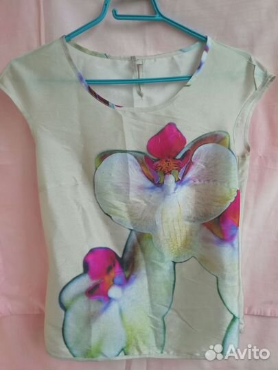 Кофточка орхидея повседневно-нарядная