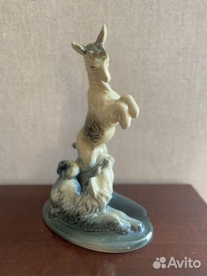 Статуэтка Козленок и щенок