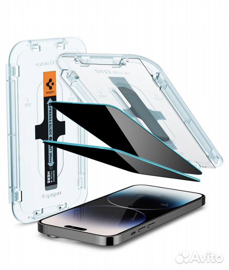 Защитное стекло spigen для iPhone 14 Pro - EZ FIT