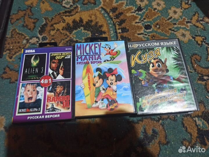 Картриджи sega