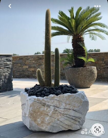 Кашпо из бетона