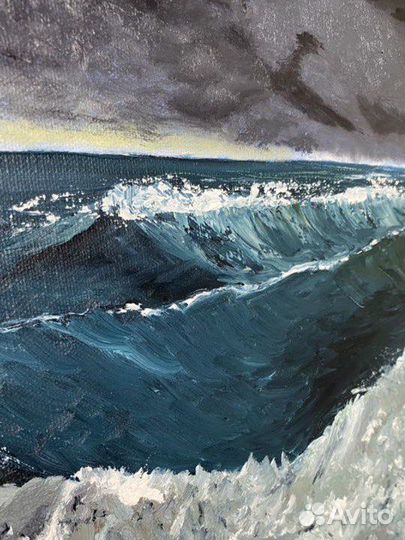 Интерьерная картина маслом на холсте «Море»