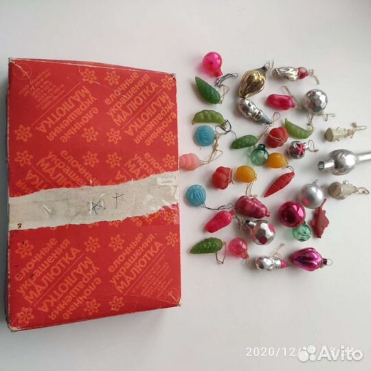 Елочные игрушки СССР