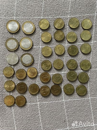 Монеты юбилейные 10