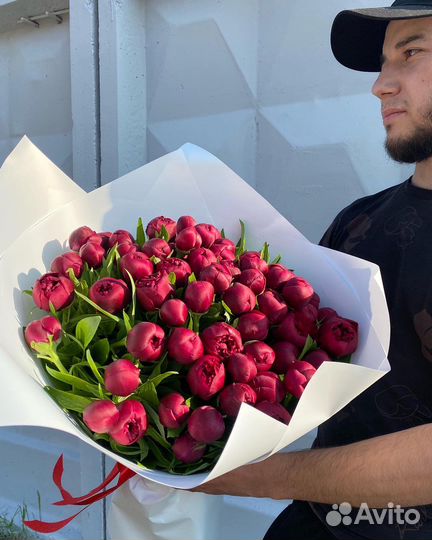 Пионы букет