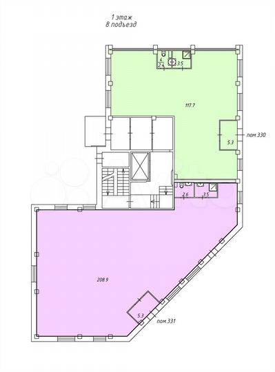 Свободного назначения, 128.9 м²