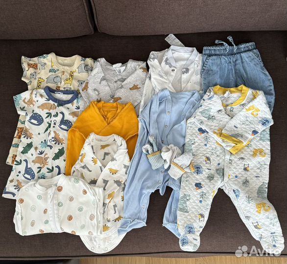 Пакет вещей для новорожденного 56 62