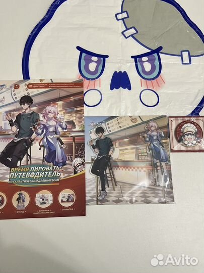 Стенд, значок, вуббабу, додо + Honkai: Star Rail