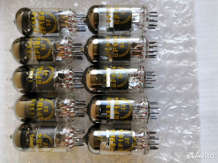 Радиолампы EF-184 и E-180F, EF-800