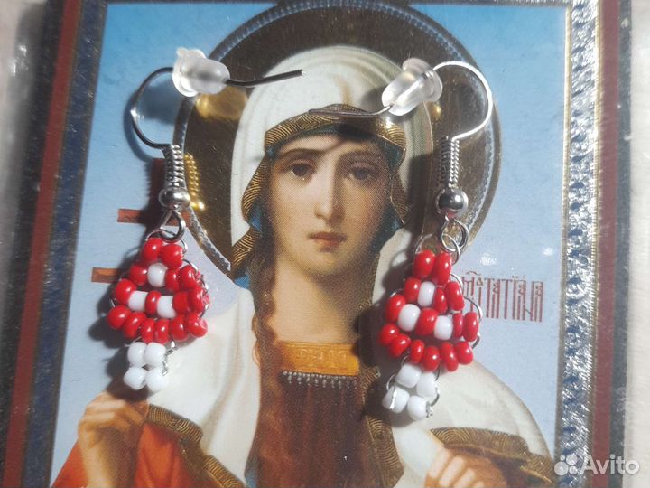 Серьги из бисера на заказ