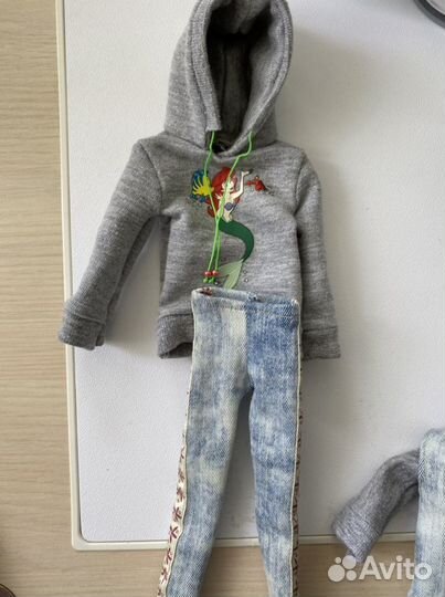 3 комплекта джинсы + толстовка для Барби