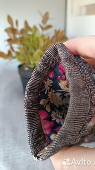 Очечник текстильный ручной работы