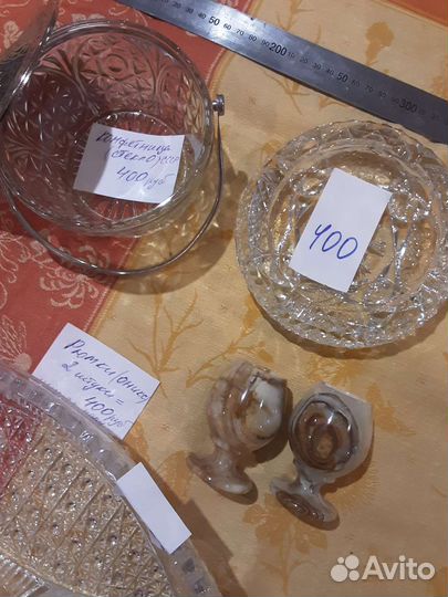 Хрусталь, стекло ссср, рюмки из оникса