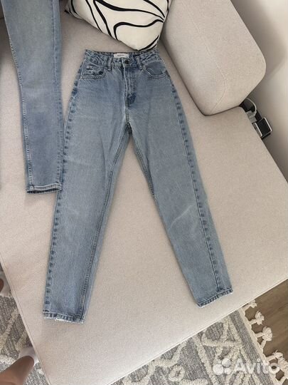 Джинсы reserved mom fit и h&m зауженные