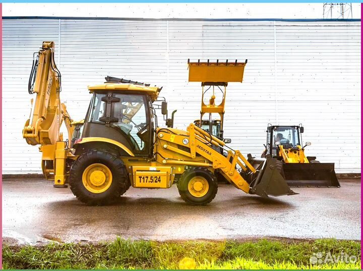 Стекло триплекс на экскаватор-погрузчик Трактор redstar T 17.5 24