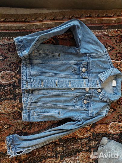 Джинсовая куртка для девочки 122 128