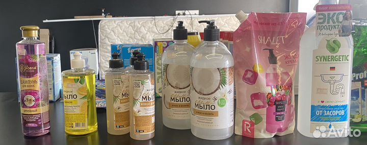 Бытовая химия Synergetic,Sanfor,Grass,Mr. Proper