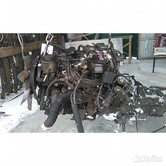 Двигатель двс с навесным toyota dyna YY131 3Y 1998