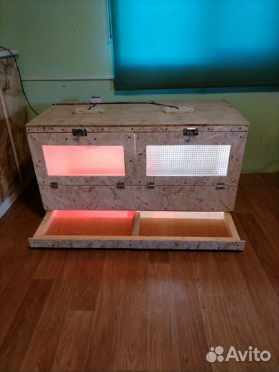 Брудер для цыплят из дерева