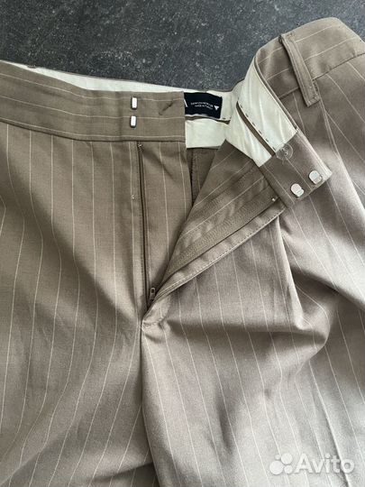 Брюки-кюлоты zara бежевые