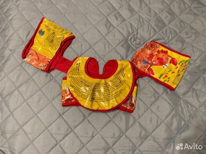 Жилет с нарукавниками для плавания на 3-6 лет