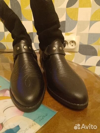 Стильные сапожки на осень 33 р новые