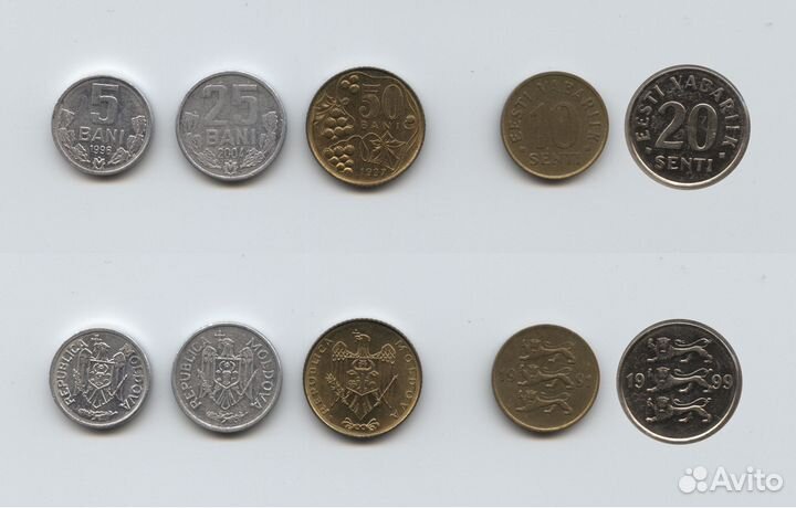 Монеты стран снг и Прибалтики