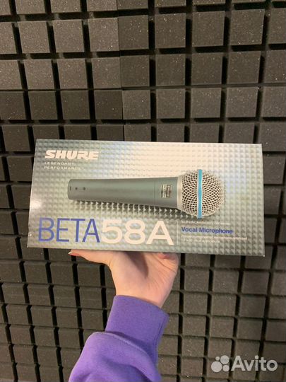 Микрофон Beta 58A Shure и Шнур (5 метров)