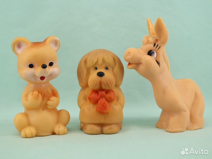 Резиновые игрушки СССР