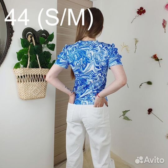 Футболка в рубчик modami