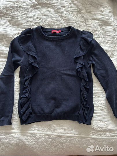 Пакет одежды (для школы) для девочки 122 128 синяя