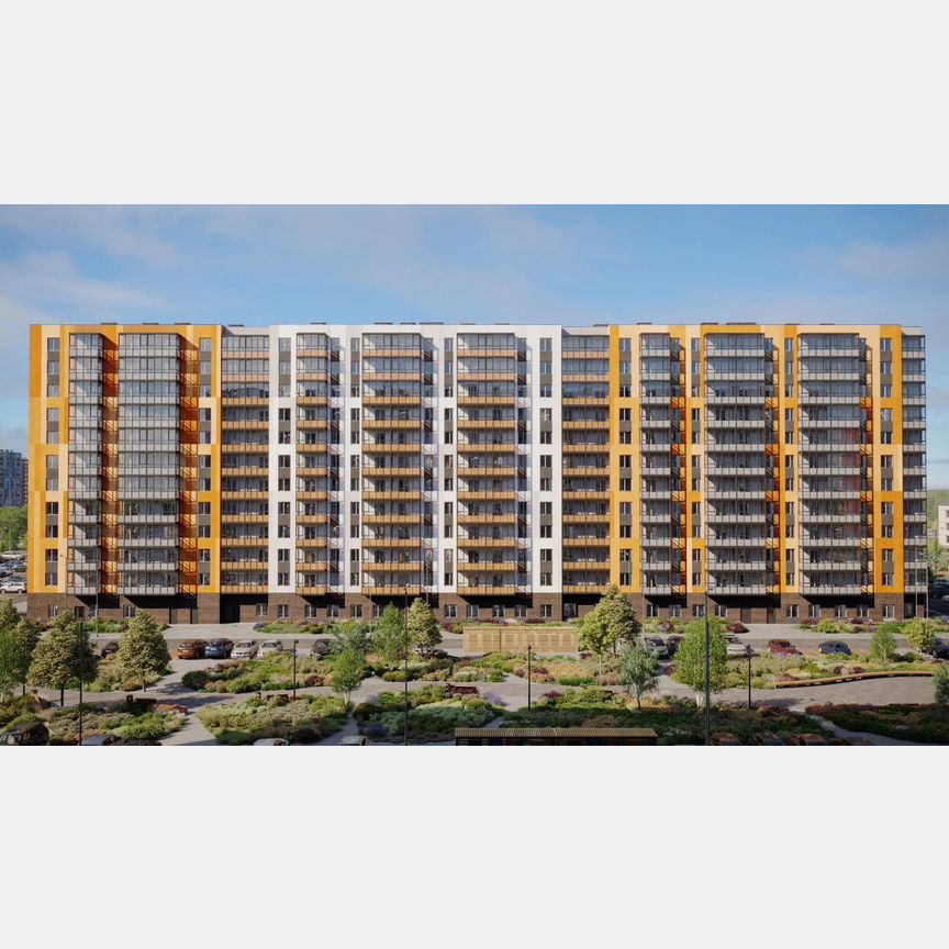 1-к. квартира, 38,1 м², 3/12 эт.