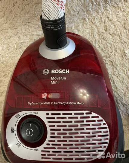 Пылесос Bosch move on vbbs25Z2V0