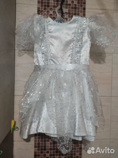 Новогоднее Платье снежинки