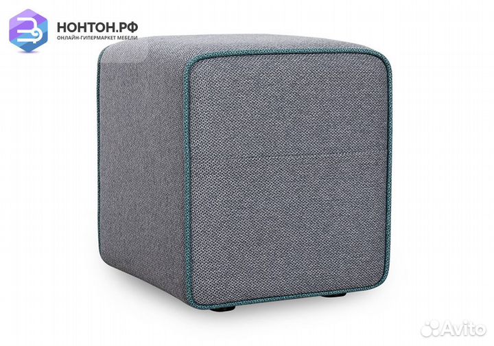 Пуф Фаст темно-серый / темно-зеленый