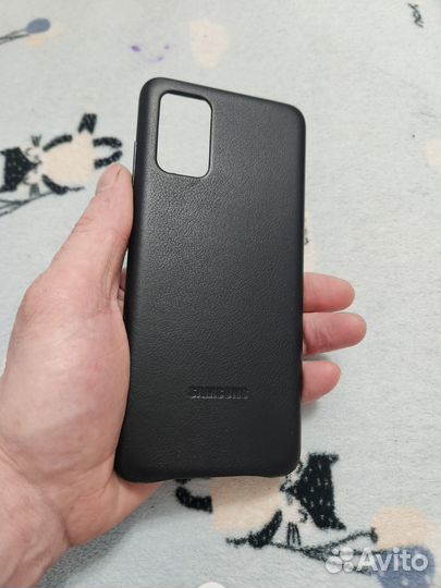 Кожаный оригинальный чехол Samsung s20 plus