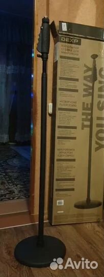 Микрофонная стойка на блине