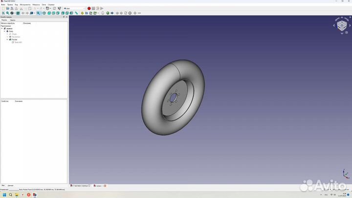 Создание деталей в программе Free cad