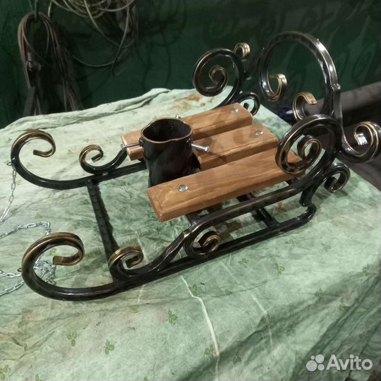 Подставка санки для елки