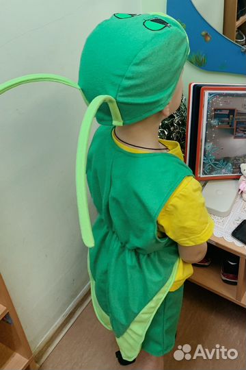 Карнавальный костюм светлячок (кузнечик)