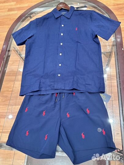 Шорты плавки майка polo ralph laurent