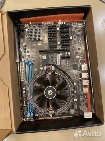 Материнская плата Esonic b250-btc с процессором